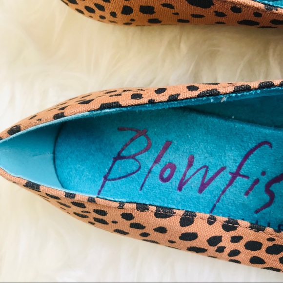 Blowfish Leopard Print Flat Shoe - Picture 2 of 9